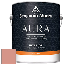 Benjamin Moore Aura 526 Waterborne Interior Satin Finish покрытие цвет NCS S 2030-Y80R 