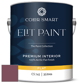 COLOR SMART CS 745 ELIT PAINT глубокоматовая моющаяся краска цвет NCS S 5030-R20B 