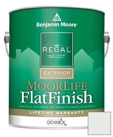 Краска Regal Select Exterior Paint-MoorLife Flat Finish (W105) цвет OC-62 BM OC-62