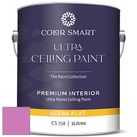 COLOR SMART CS 758 ULTRA CEILING PAINT ультраматовая краска цвет 2077-40 Spring Azalea