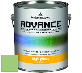 Benjamin Moore 794 Advance Interior Paint-High Gloss глянцевая алкидная эмаль цвет 2032-40 Citrus Green