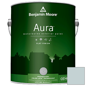 Краска Aura Waterborne Exterior Flat Finish (629) цвет 2136-60 Harbor Haze