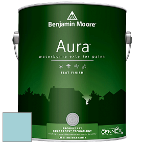 Benjamin Moore Aura 629 Waterborne Exterior Flat Finish краска цвет 744 Indigo