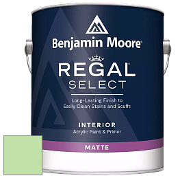 Benjamin Moore 548 IRegal Select Interior Paint - Matte краска цвет 2032-50 Early Spring Green