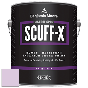 Benjamin Moore 484 Ultra Spec SCUFF-X Interior Matte Finish краска цвет 2073-60 Pale Iris