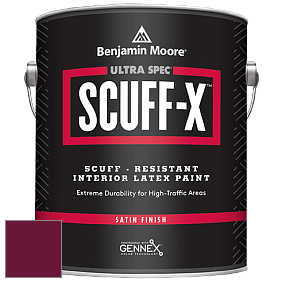 Benjamin Moore 486 Ultra Spec SCUFF-X Interior Satin Finish краска цвет RAL 4004 