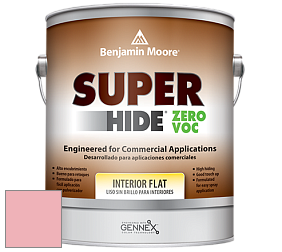 Benjamin Moore 355 Super Hide Zero Voc Interior Flat краска цвет 2008-50 Delicate Rose