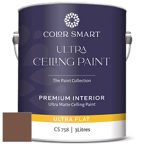 COLOR SMART CS 758 ULTRA CEILING PAINT ультраматовая краска цвет 2096-20 Chocolate Truffle