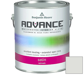 Краска Benjamin Moore 792. Advance Interior Paint-Satin эмаль цвет 1590 Paper White