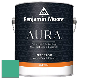 Benjamin Moore Aura 526 Waterborne Interior Satin Finish покрытие цвет NCS S 2050-B90G 