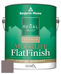 Benjamin Moore W105 Regal Select Exterior Paint-MoorLife Flat Finish краска цвет 2113-40 Cinnamon Slate