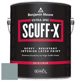 Benjamin Moore 486 Ultra Spec SCUFF-X Interior Satin Finish краска цвет 2123-30 Sea Star