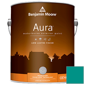 Краска Aura Waterborne Exterior Low Lustre Finish (634) цвет 665 Gulf Shores