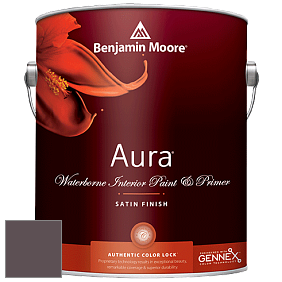 Benjamin Moore Aura 526 Waterborne Interior Satin Finish покрытие цвет 2116-20 Vintage Wine