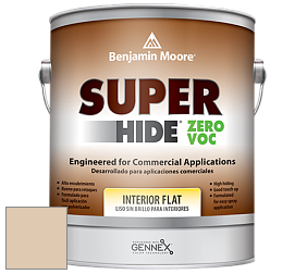 Benjamin Moore 355 Super Hide Zero Voc Interior Flat краска цвет 1059 Moccasin