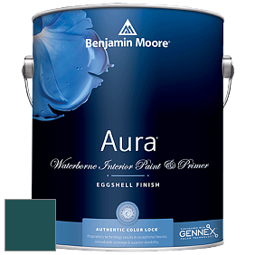 Benjamin Moore Aura 524 Waterborne Interior Eggshell Finish краска цвет NCS S 6530-B30G 