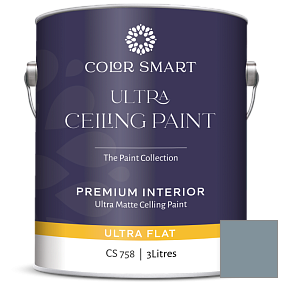 Краска COLOR SMART CS 758 ULTRA CEILING PAINT ультраматовая краска цвет 1622 Mineral Alloy