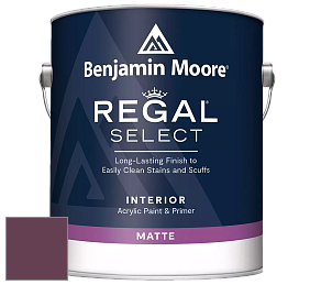 Benjamin Moore 548 IRegal Select Interior Paint - Matte краска цвет 2075-10 Dark Burgundy