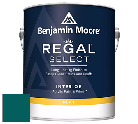 Benjamin Moore 547 Regal Select Waterborne Interior Flat Finish краска цвет NCS S 5540-B40G 