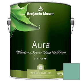 Краска Aura Waterborne Interior Semi-gloss Finish (528) цвет 2041-40 Juneau Spring