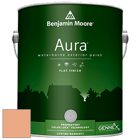 Benjamin Moore Aura 629 Waterborne Exterior Flat Finish краска цвет 097 Hugs & Kisses