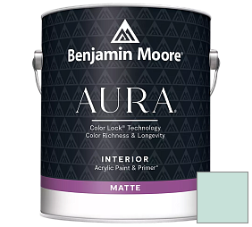 Краска Benjamin Moore Aura Interior Paint - Matte (522) цвет 666 At Sea