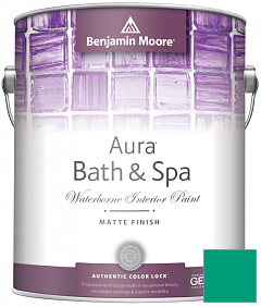 Краска Benjamin Moore Aura Bath & Spa Interior Paint Matte Finish (532) цвет 616 Garden View