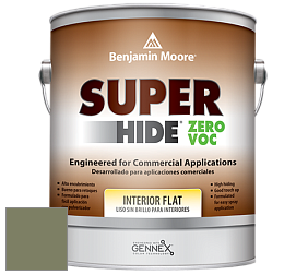 Benjamin Moore 355 Super Hide Zero Voc Interior Flat краска цвет HC-122 BM HC-122