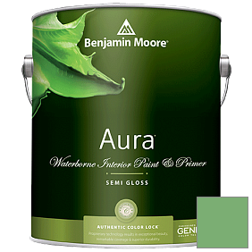 Краска Aura Waterborne Interior Semi-gloss Finish (528) цвет 573 Four Leaf Clover
