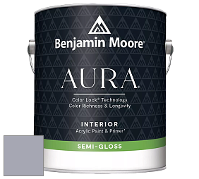 Benjamin Moore Aura 528 Waterborne Interior Semi-gloss Finish краска цвет NCS S 3010-R60B 