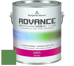 Benjamin Moore 792 Advance Interior Paint-Satin эмаль цвет 2034-30 Grassy Fields