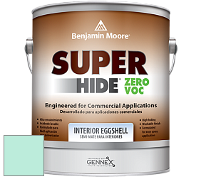 Benjamin Moore 357 Super Hide Zero Voc Interior Eggshell краска цвет 2044-60 Crystal Clear