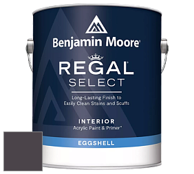 Benjamin Moore 549 Regal Select Waterborne Interior Eggshell Finish краска цвет 2072-10 Dark Basalt
