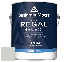 Benjamin Moore 549 Regal Select Waterborne Interior Eggshell Finish краска цвет 2138-60 Gray Cashmere