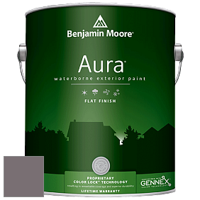 Benjamin Moore Aura 629 Waterborne Exterior Flat Finish краска цвет AF-640 