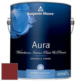 Benjamin Moore Aura 524 Waterborne Interior Eggshell Finish краска цвет RAL 3011 
