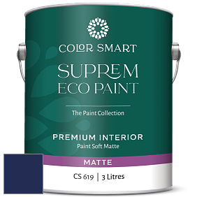 COLOR SMART CS 619 SUPREM ECO PAINT матовая краска цвет RAL 5013 