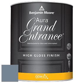 Benjamin Moore Aura 148 Grand Entrance High Gloss эмаль цвет 1629 Bachelor Blue
