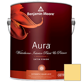 Краска Aura Waterborne Interior Satin Finish (526) цвет 353 Yellow Roses