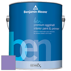 Benjamin Moore Ben W626 Premium Interior Latex Eggshell краска цвет 2071-40 Crocus Petal Purple