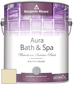 Benjamin Moore Aura 532 Bath & Spa Waterborne Interior Paint Matte Finish краска цвет RAL 1015 
