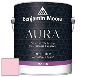 Benjamin Moore Aura 522 Interior Paint - Matte краска цвет 2002-60 Sweet 16 Pink