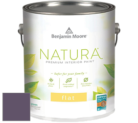 Benjamin Moore 512 Natura Interior Flat Finish матовая краска цвет 2072-30 Purple Lotus
