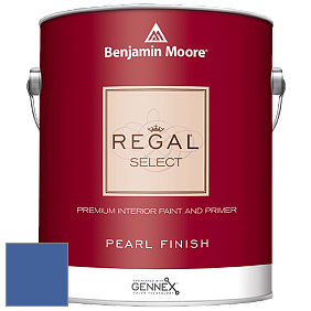 Benjamin Moore 550 Regal Select Waterborne Interior Pearl Finish краска цвет 2067-30 Twilight Blue