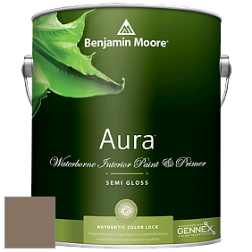 Benjamin Moore Aura 528 Waterborne Interior Semi-gloss Finish краска цвет 987 Buckhorn