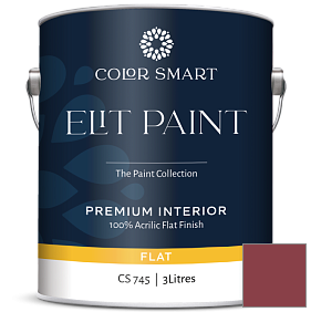 Краска COLOR SMART CS 745 ELIT PAINT глубокоматовая моющаяся краска цвет 2080-10 Raspberry Truffle