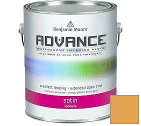 Краска Benjamin Moore 792. Advance Interior Paint-Satin эмаль цвет 301 Glen Ridge Gold