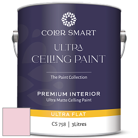 COLOR SMART CS 758 ULTRA CEILING PAINT ультраматовая краска цвет 2087-60 Ribbon Pink
