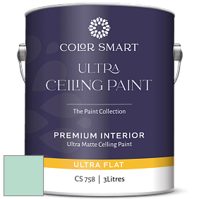 COLOR SMART CS 758 ULTRA CEILING PAINT ультраматовая краска цвет 598 Surf 'n Turf
