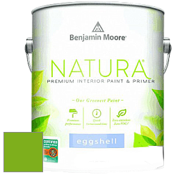Benjamin Moore 513 Natura Interior Eggshell Finish краска с блеском цвет 2031-20 Paradise Green